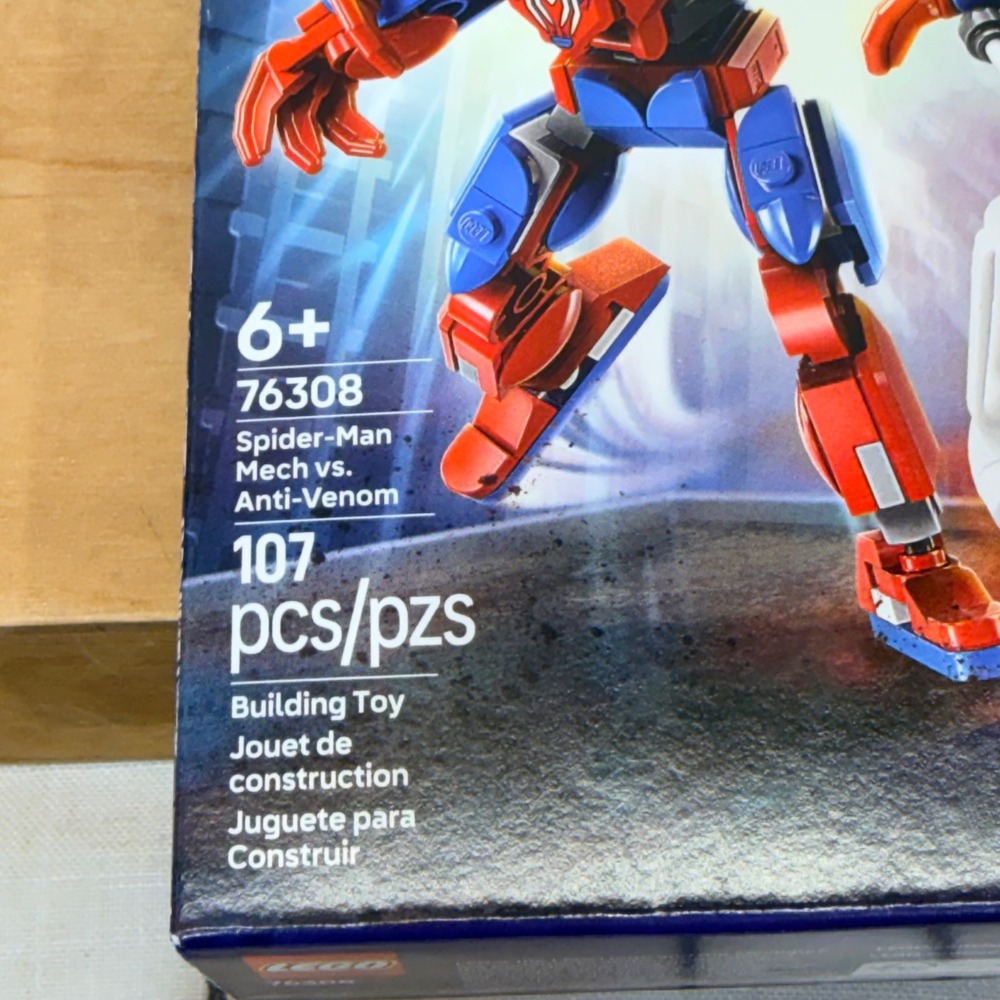 LEGO Marvel Spider-Man Mech vs‎ Anti-Venom 76308 Building Toy Set 107 Pieces NEW - Picture 5 of 5